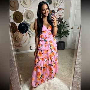 Buddy Love, Pink Dress Floral Print, US XS